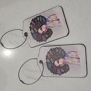 Leather Luggage Tags Set Of 2